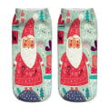 Miniatyrbild 4 av 11: 2/4/6/8/12 par julstrumpor i 12 färger, dekorativa, trendiga, tecknade Reindeer Santa 2PCS