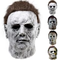 Miniatyrbillede 3 af 3: Michael Myers Horror Fuld Maske Latex Maske Halloween Udklædning Cosplay Skræmmende C