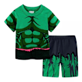 Miniatyrbild 2 av 3: Revenge Pyjamas för Små Pojkar Grafisk Kortärmad Topp & Shorts Sovkläder Set Hemkläder Pyjamas #1 95cm