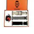Miniatyrbild 1 av 5: S9 Ultra Smart Watch 2,02" HD Big Screen Herr Dam Smartwatch Bluetooth Call Bluetooth Musik Sömnövervakning Trådlös watch Grey