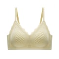 Miniatyrbillede 2 af 5: Dame Sømløs Komfortabel BH Behagelig Shapeware Sports Stretch Crop Support Toppe Yellow M