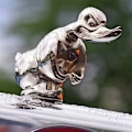 Miniatyrbilde 4 av 5: 3D Morsom Sint And Ornament Bilpyntsett Hjemmekontor Dekor silvery