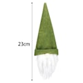 Miniatyrbillede 5 af 5: 12 stk. Juleløse Nisser Plysdukke Træ Ornamenter Dekoration green&grey&red*4 12PCS