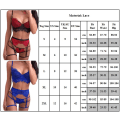 Miniatyrbild 4 av 4: Dam Lingeri Strumpa Spets T-String Babydoll Erotisk Nattkläder red M