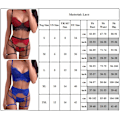 Pikkukuva 4 / 4: Naisten alusvaatteet pitsisukat G-string Babydoll eroottinen yöasu red M