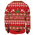 Miniatyrbild 5 av 5: Dam Jul Långärmad Sweatshirt Casual Lös Blus Toppar C
