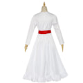 Miniatyrbild 2 av 5: ANNABELLE The Conjuring Doll Vuxen Kvinna Cosplay Kostym Festklänning Halloween Party XL