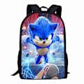 Miniatyrbild 1 av 5: Barn Pojkar Flickor Cartoon Sonic Ryggsäck Skolväska Casual Bookbag Resväska Födelsedag Julgåvor #5