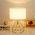 Miniatyrbilde 2 av 9: Bordlampe med kabelbryter - Dekorasjon for stue - soverom, vinduskarm, metall