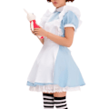 Pikkukuva 3 / 5: Liisa Ihmemaassa Naisten Halloween-asu, piika, satumekko 2XL