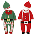 Miniatyrbild 1 av 6: Jumpsuit + Hatt för Jultomten för Barn (Pojke/Flicka) red