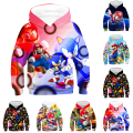 Miniatyrbild 2 av 3: Mario Barn Hoodie Zipjacka Kavaj Långärmad Tröja Toppar Present E 120cm