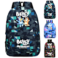 Miniatyrbilde 2 av 4: Bluey-ryggsekk for barn, skole- og gymbag, skolesekk for gutter og jenter, reisesekk C