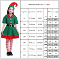 Miniatyrbild 5 av 5: Jultomte Kläder för Föräldrar och Barn - Festdräkt Women