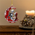 Miniatyrbild 3 av 3: The Nightmare Before Christmas Jack & Sally Hängande Julgranspynt A