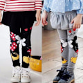 Pikkukuva 4 / 5: Lasten tyttöjen talvi Mickey Minnie Mouse leggingsit hamehousut grey 130cm