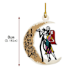 Miniatyrbild 2 av 3: The Nightmare Before Christmas Jack & Sally Hängande Julgranspynt D