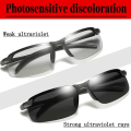 Miniatyrbild 6 av 7: 3-pack Herrar Körning Golfglasögon UV400 Lins Polariserad Solglasögon Grey Frame Green Lenses