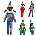 Miniatyrbild 2 av 5: Mjuk Jultomtedocka - Tomte för Juldekoration och Leksakspresenter Red