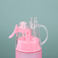 Miniatyrbild 4 av 5: 580ml Vattensprayflaska Dimspray Sportvattenflaska för Utomhusbruk Hydrering Drickflaska med Flip-Sugrör, för Cykling Matte Pink