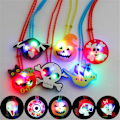 Miniatyrbillede 2 af 5: 12 stk. Halloween LED Glødende Halskæde Vedhæng Lang Lysende 12PCS