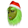 Miniatyrbild 5 av 6: Hur Grinch Stole Mask Spel Latex Läskig Vuxen Halloween