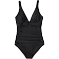 Miniatyrbillede 2 af 5: Polstret bikini badedragt til kvinder mesh ét stykke monokini badetøj svømmedragt Black M