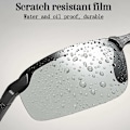 Pikkukuva 4 / 5: 3kpl Miesten Ajo Golf Lasit UV400 Linssi Polarisoitu Aurinkolasit Grey Frame Green Lenses