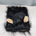Pikkukuva 5 / 5: Realistinen ja hauska leijonanharja koiralle, lemmikkieläinten vaatteet, asu, cosplay, hieno pukeutuminen S/M/L Black M