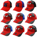 Miniatyrbild 3 av 9: Barnpojkar Spiderman Basebollkeps Hip Hop Mesh Snapback Sport Mesh Red