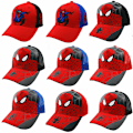 Miniatyrbild 3 av 9: Barnpojkar Spiderman Basebollkeps Hip Hop Mesh Snapback Sport Red