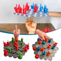 Miniatyrbild 5 av 5: Balansspel med Långfinger 18 Delars Set Balansleksak för Långfinger Ny Red Blue