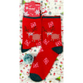 Miniatyrbilde 2 av 5: 2/4/6/10 stk. Jule 10 farger Dekorer Mote Tegneseriesokker red snowflake 2PCS