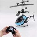 Miniatyrbillede 1 af 3: Surejoy Fjernstyret Helikopter One Key Take Off/Landing Fly blue