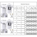 Miniatyrbild 2 av 2: 23-24 Real Madrid Hemmaborta fotbollströja barn Jerseys 10 MODRIC Set, Träningsoverall Sportkläder Outfit fotbollströja 18