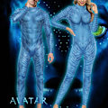 Miniatyrbillede 3 af 4: Avatar Cosplay Kostume til Mænd og Kvinder Cos 3D Printet Jumpsuit boys M