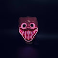 Pikkukuva 2 / 4: Led-naamio Halloween-naamio Cosplay-asu Realistiset juhlatarvikkeet Red