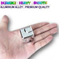 Miniatyrbillede 2 af 4: Fidget Legetøj Fidget Cube Børn Metal Fidgets Spinner Skrivebordslegetøj Gave silvery