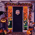 Pikkukuva 1 / 2: Halloween-pariverho-bannerikoriste ulkokäyttöön, riippuva kyltti D