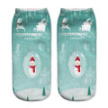 Miniatyrbild 3 av 11: 2/4/6/8/12 par julstrumpor i 12 färger, dekorativa, trendiga, tecknade Forest snowman 8PCS
