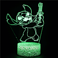 Miniatyrbillede 1 af 4: LED Sengelampe med Touch-funktion Stitch Natlampe Børnegave E