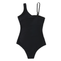 Miniatyrbild 3 av 5: Baddräkt Dam Mesh Bikini En Delig Baddräkt Badkläder Strandkläder Sommar Black L
