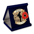 Miniatyrbillede 1 af 3: Mindebadge til 80-årsdagen for D-dag Memorial Veteran Pins Mænd