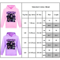 Miniatyrbild 3 av 3: Barn Casual Hoodie Wednesday Addams Familjen Långärmad Topp pink 130cm