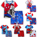 Miniatyrbild 1 av 2: Barn Pojkar Spiderman Superhero Pyjamas Pjs T-shirt Shorts Sovkläder Set Outfits A 93cm