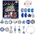 Miniatyrbillede 1 af 5: Julekalender 24 Dages Nedtælling DIY Charm Armbånd Piger Julegaver