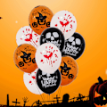 Pikkukuva 4 / 4: Halloween-ilmapallosetti, koristeet syntymäpäiväjuhliin ja häihin skull