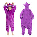 Miniatyrbillede 1 af 5: Børne Dyre Tegneserie Jumpsuit Fleece Hjemmetøj Pyjamas 110cm
