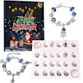 Miniatyrbillede 2 af 5: Julekalender 24 Dages Nedtælling DIY Charm Armbånd Piger Julegaver