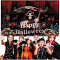 Pikkukuva 2 / 5: Halloween-koristeet valokuvaustausta kangas valokuvaustausta koristebanneri riippuva lippubanneri Spider